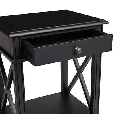 MANTO (BED)SIDE TABLE | BLACK