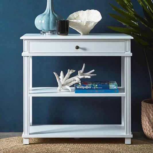 MANTO (BED)SIDE TABLE | LARGE | WHITE