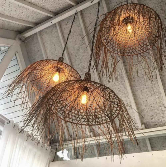 MYKONOS PENDANT SHADE | NATURAL