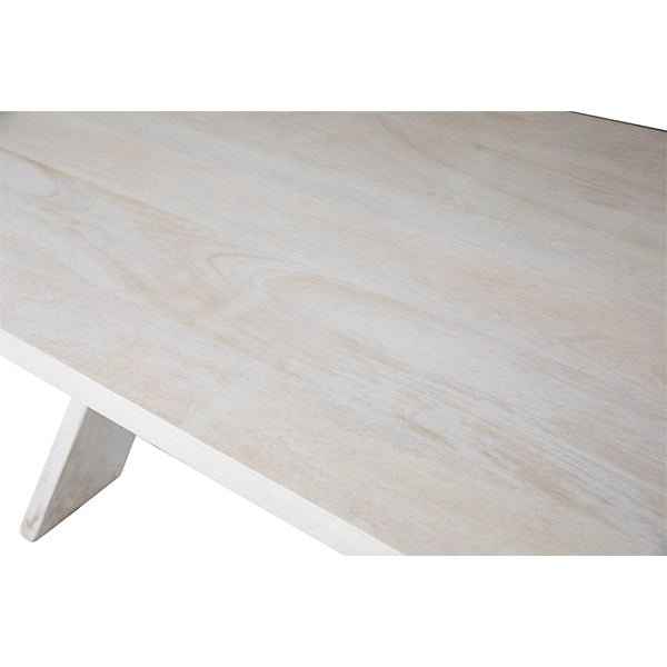NANTES ANTIQUE WHITE-WASH DINING TABLE