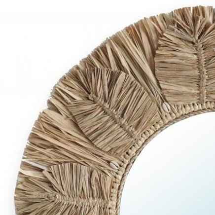 PALM TREE MIRROR | NATURAL