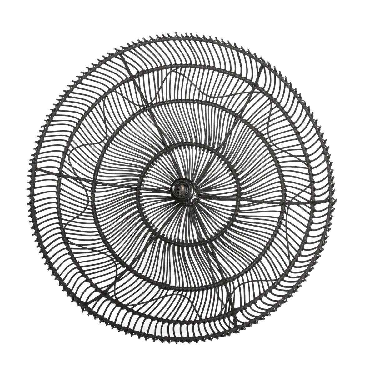 PARAGUAS PENDANT / BLACK RATTAN