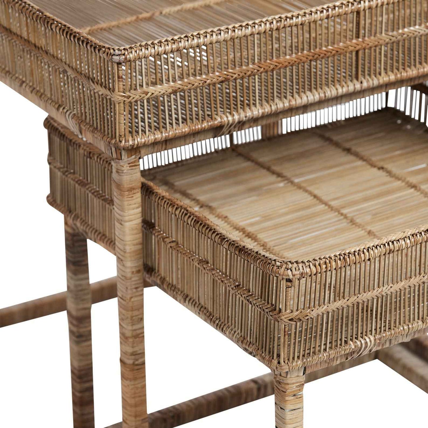 PAVILLION SQUARE NESTING TABLES / SET OF 2