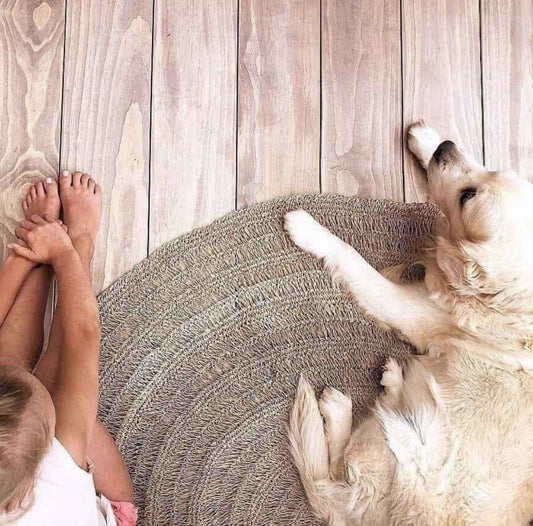 Seagrass Round Carpet | Natural | 100 cm