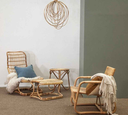 SPOKE SIDE TABLE / NATURAL