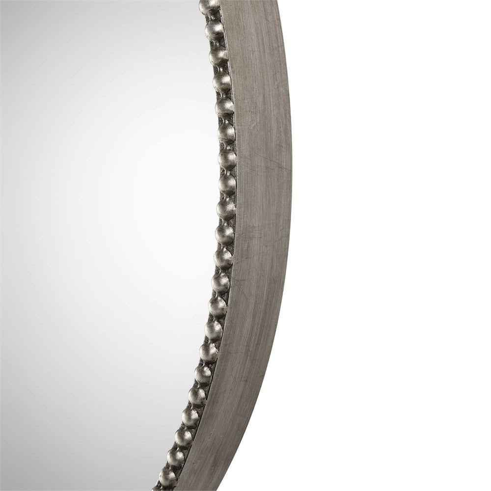 STEFANIA BEADED ROUND MIRROR