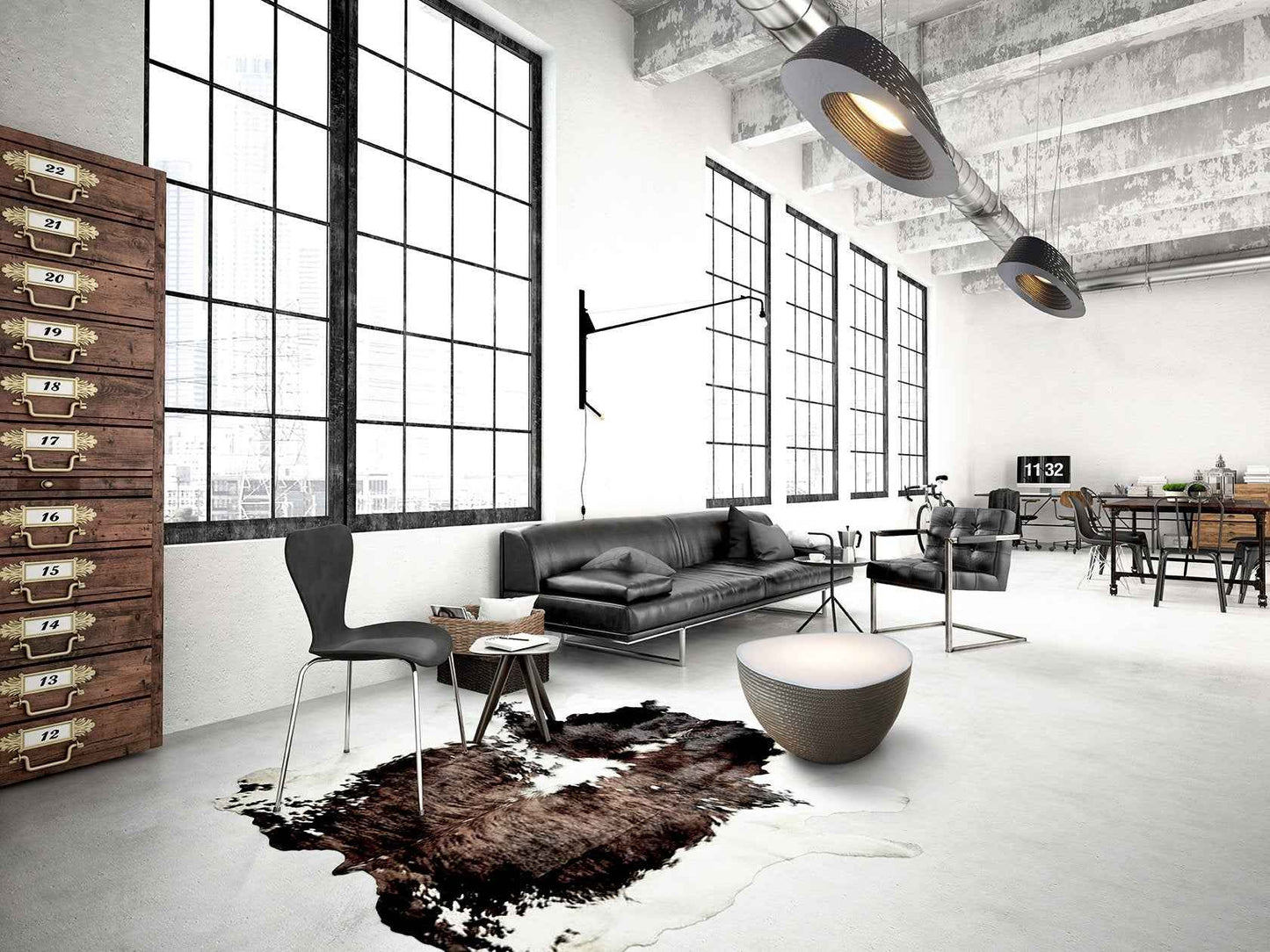 Stone Luce Illuminated Coffee & Side Table | Stone Grey