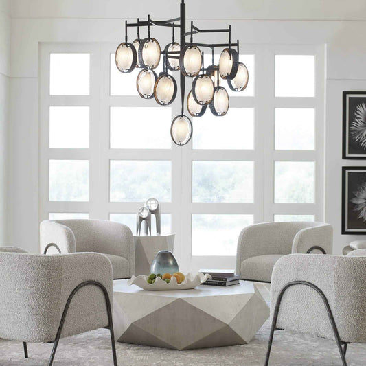 TAMBORA COFFEE TABLE: WHITE CERUSE