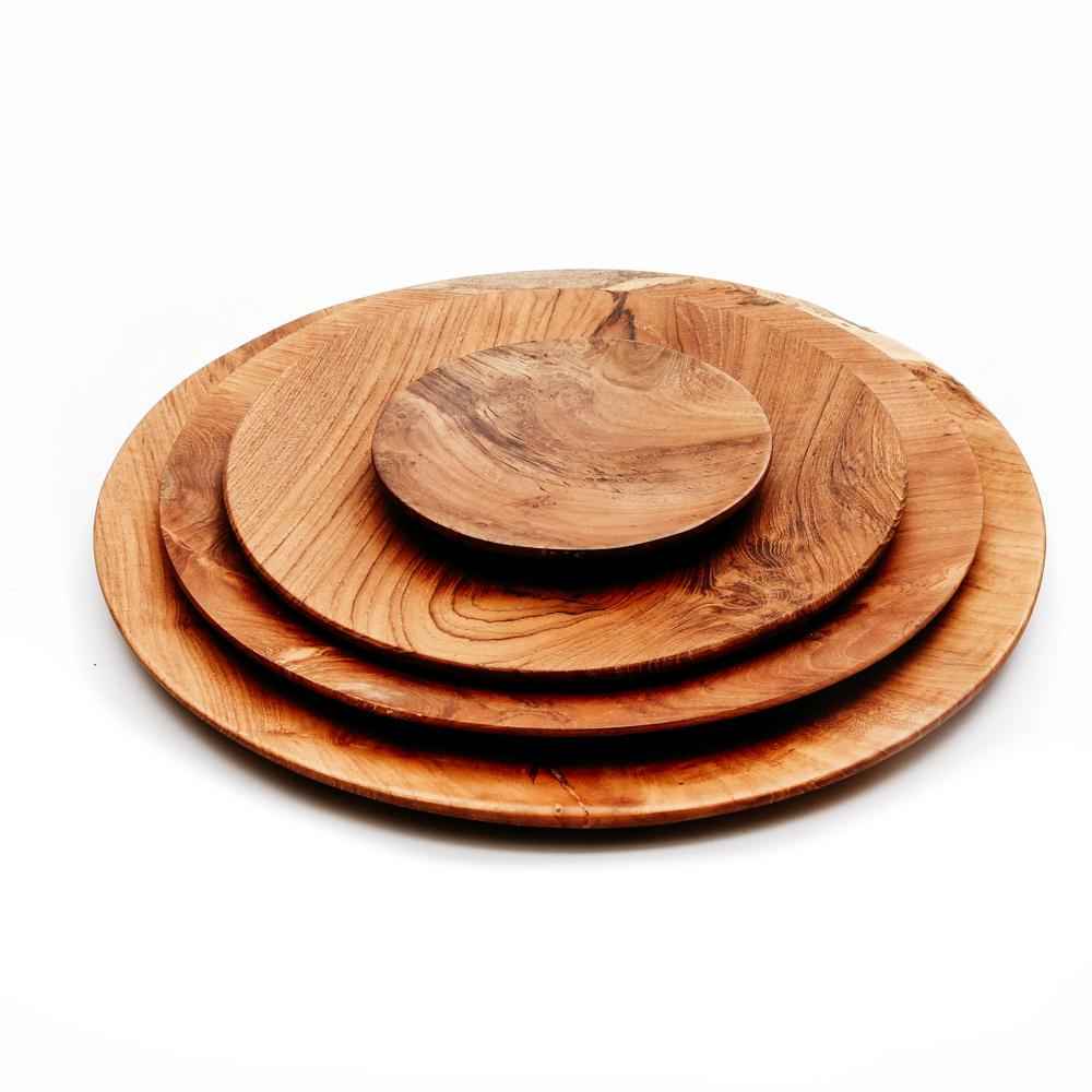 TEAK ROOT PLATES | 4 SIZES
