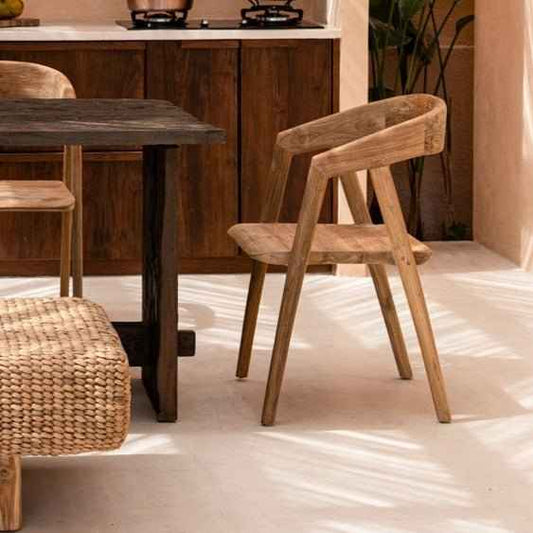 TELUQ DINING CHAIR | RECLAIMED TEAK | IN-OUTDOORS