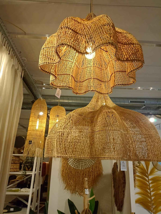 WHIPPED PENDANT SHADE | NATURAL | LARGE