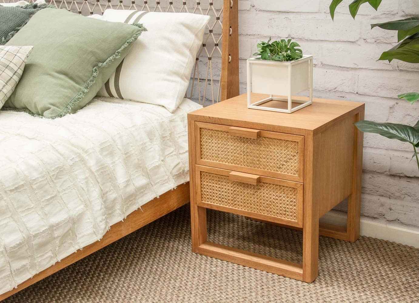 VIENNA 2 DRAWER (BED)SIDE TABLE / 2 COLOR OPTIONS