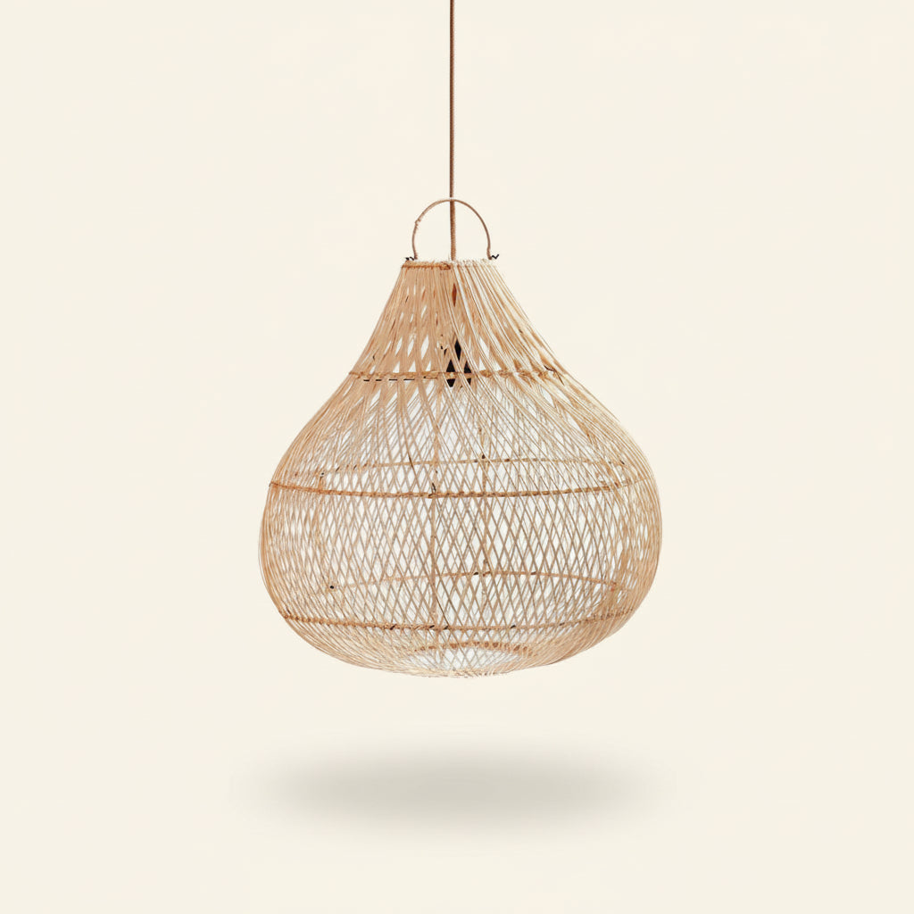 BOTTLE PENDANT SHADE | NATURAL | MEDIUM