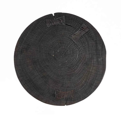 DRUMLINE STOOL - SIDE TABLE | DARK WALNUT