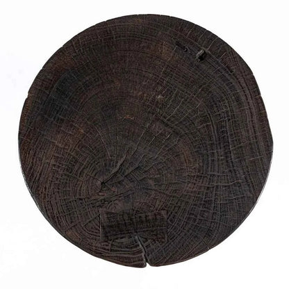 MOCHA RINGS SIDE TABLE | DARK WALNUT