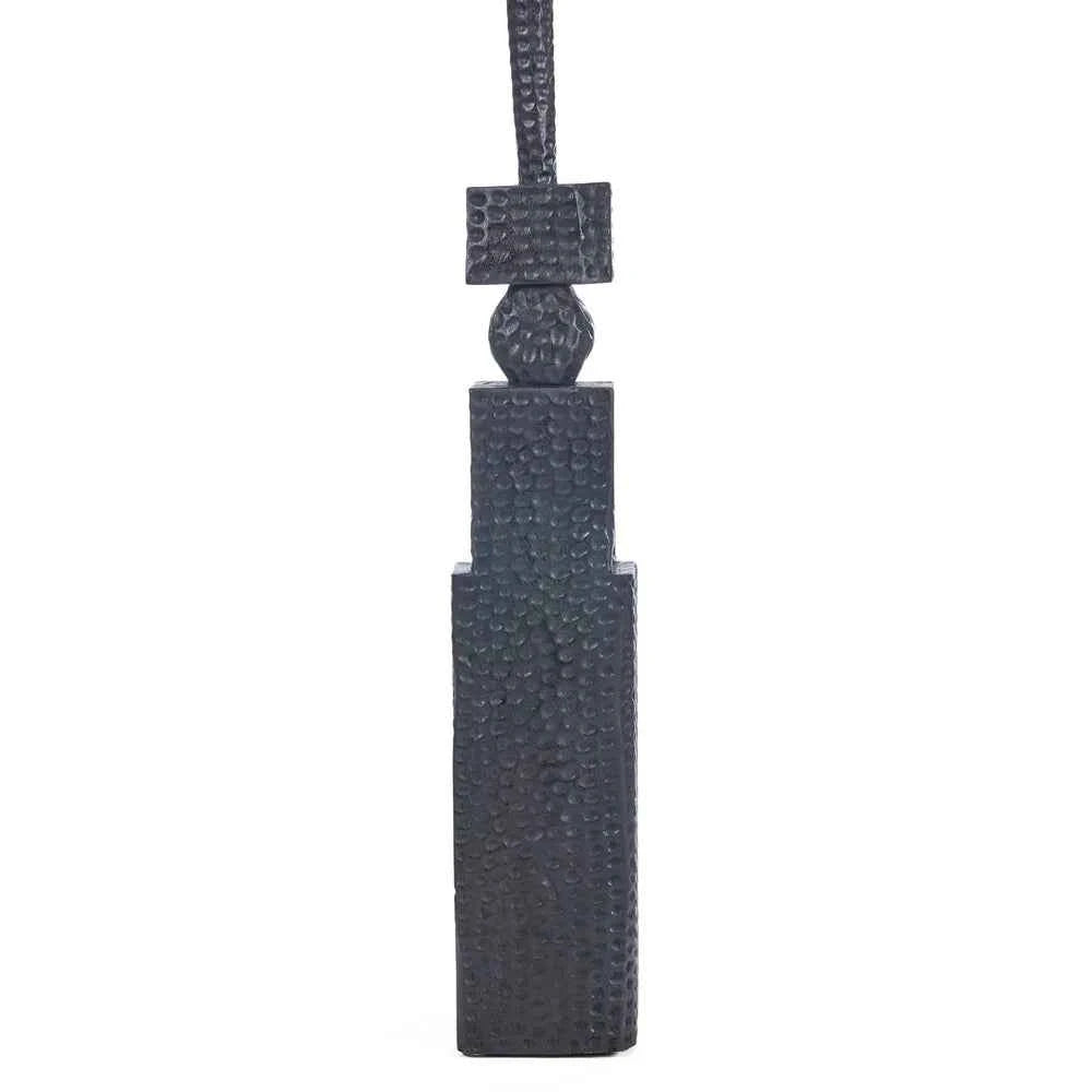 PILLAR TOTEM FLOOR SCULPTURE | XL 190 CM | BLACK