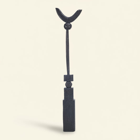 GROUNDING TOTEM FLOOR SCULPTURE | XL 190 CM | BLACK