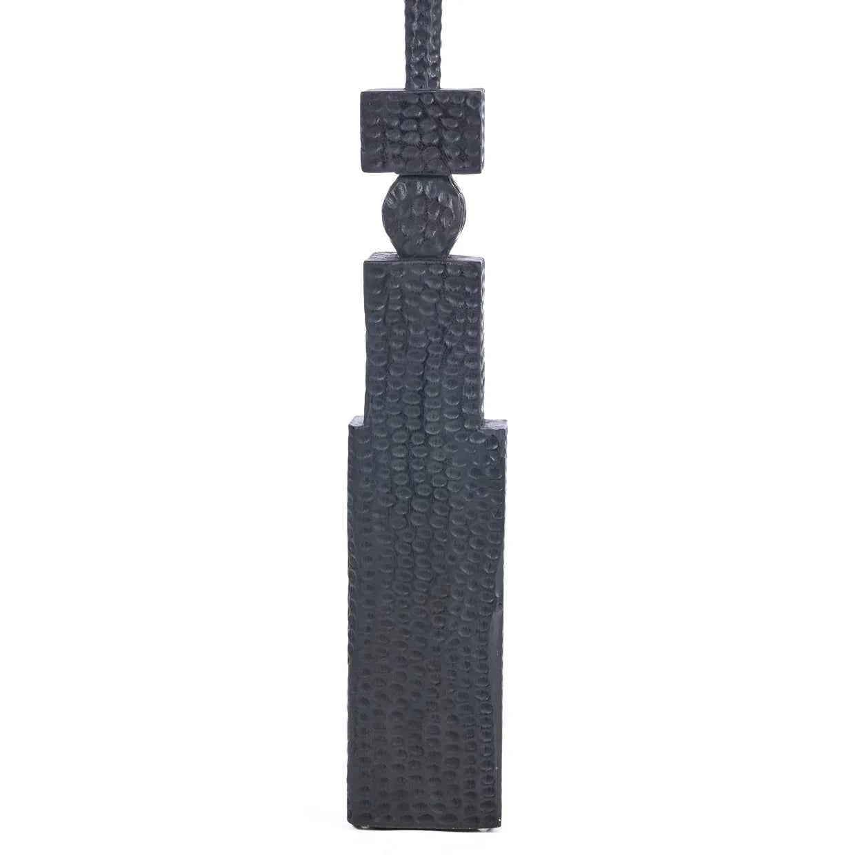 GROUNDING TOTEM FLOOR SCULPTURE | XL 190 CM | BLACK