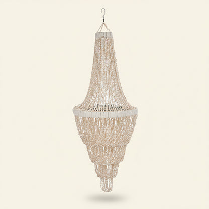 OCEAN SEA SHELL PENDANT CHANDELIER | LARGE | NATURAL