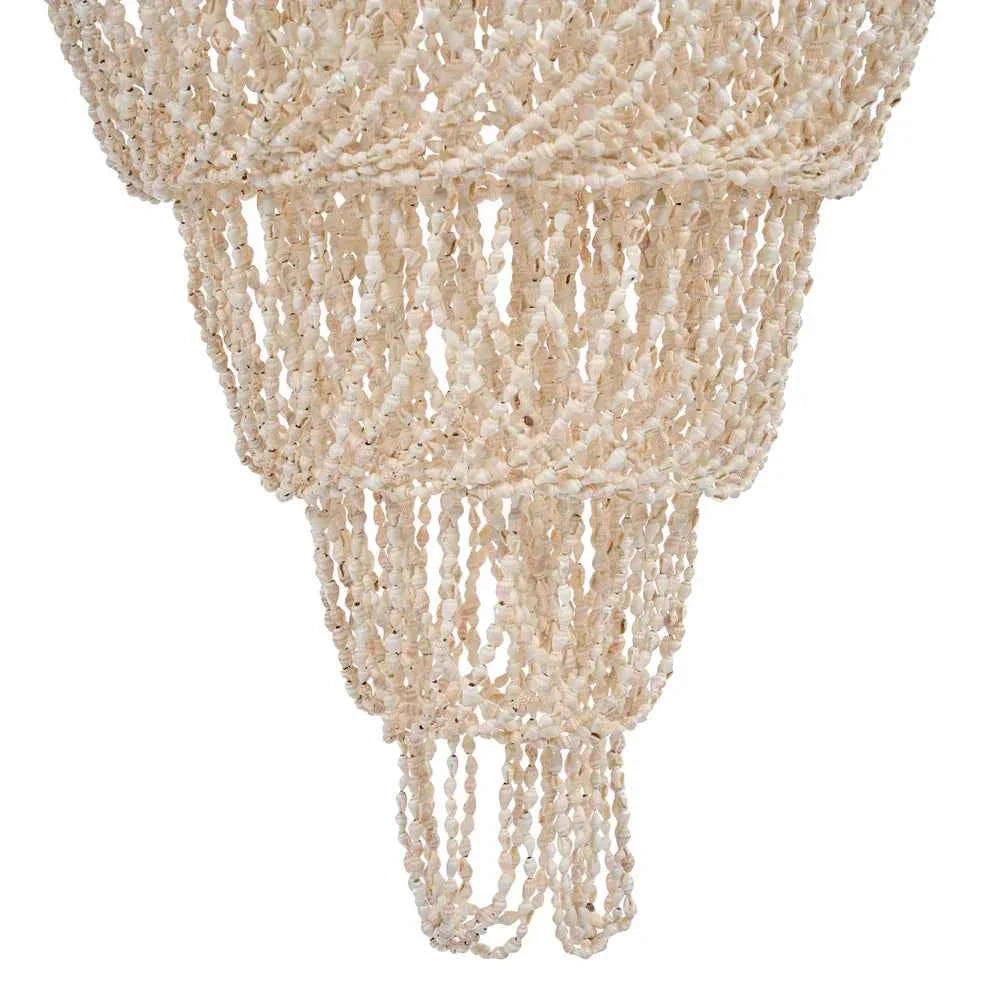 OCEAN SEA SHELL PENDANT CHANDELIER | LARGE | NATURAL