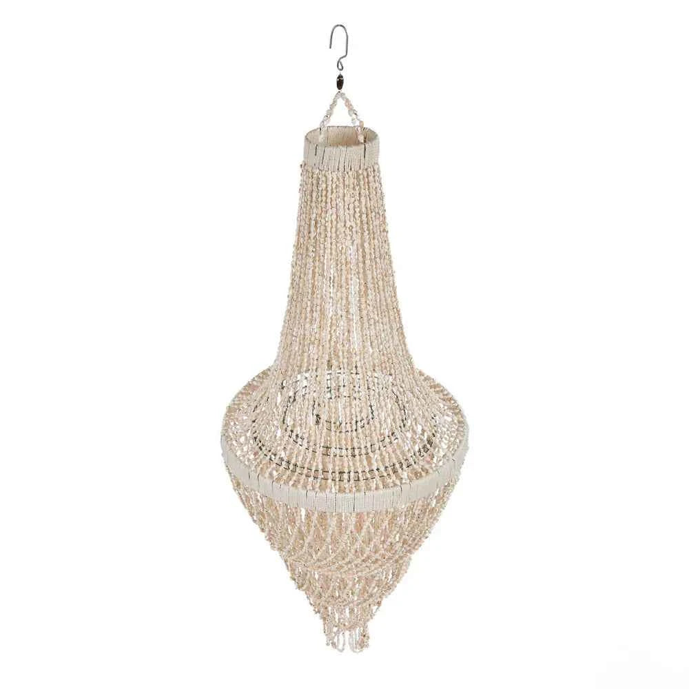 OCEAN SEA SHELL PENDANT CHANDELIER | LARGE | NATURAL