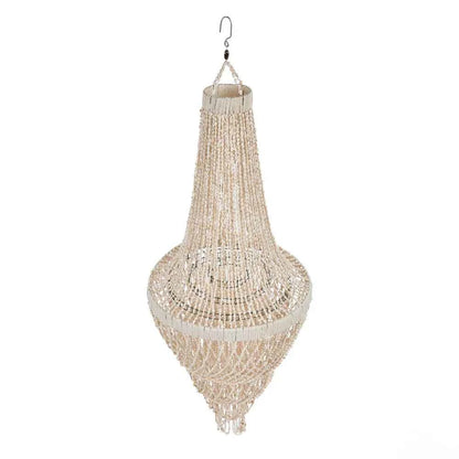 OCEAN SEA SHELL PENDANT CHANDELIER | LARGE | NATURAL