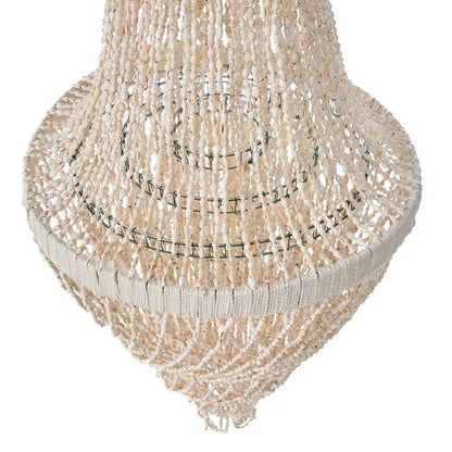 OCEAN SEA SHELL PENDANT CHANDELIER | LARGE | NATURAL