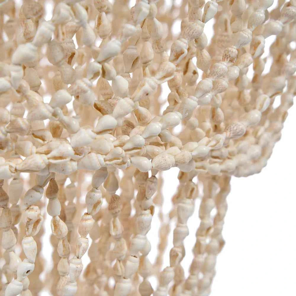 OCEAN SEA SHELL PENDANT CHANDELIER | LARGE | NATURAL