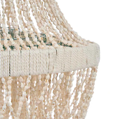 OCEAN SEA SHELL PENDANT CHANDELIER | LARGE | NATURAL