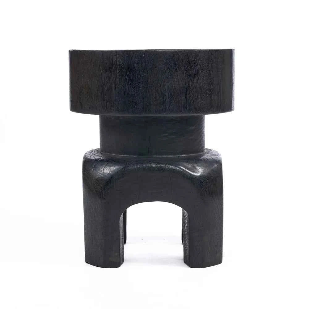 SQUAT STOOL - SIDE TABLE | BLACK