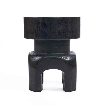 SQUAT STOOL - SIDE TABLE | BLACK