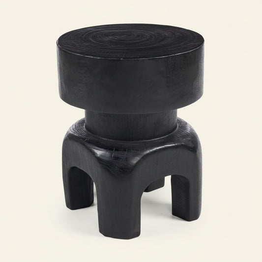 SQUAT STOOL - SIDE TABLE | BLACK