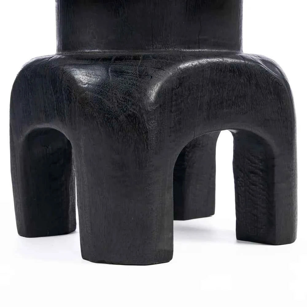 SQUAT STOOL - SIDE TABLE | BLACK