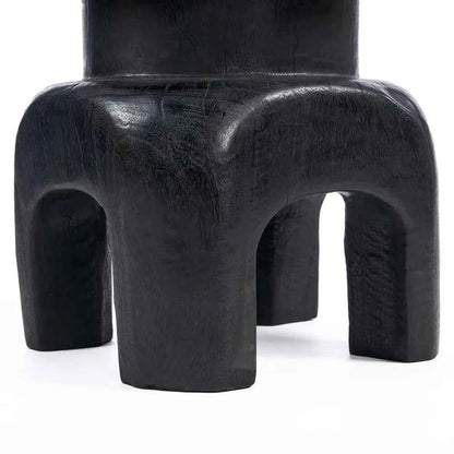SQUAT STOOL - SIDE TABLE | BLACK