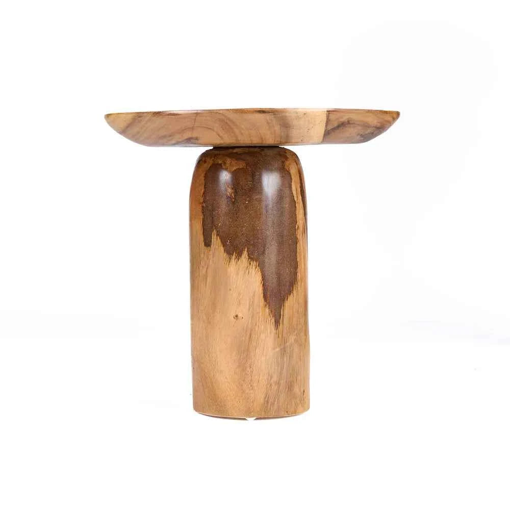 MANGO DRUM SIDE TABLE | NATURAL