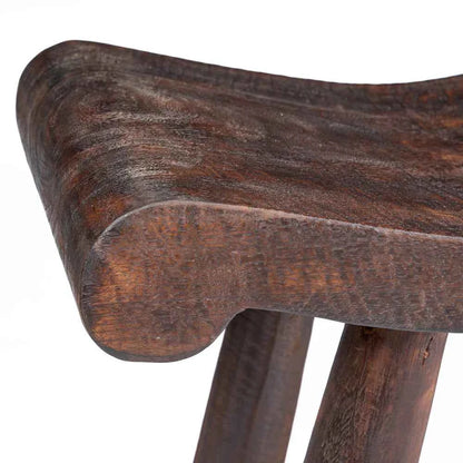 LOMBOK WAVY BENCH | DARK WALNUT