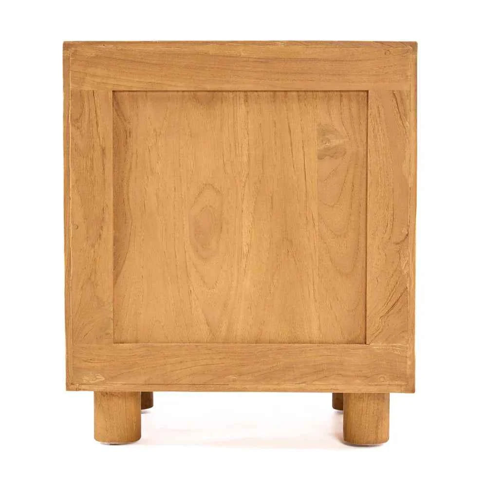 ECLIPSE (BED)SIDE TABLE | 2-DRAWERS | NATURAL