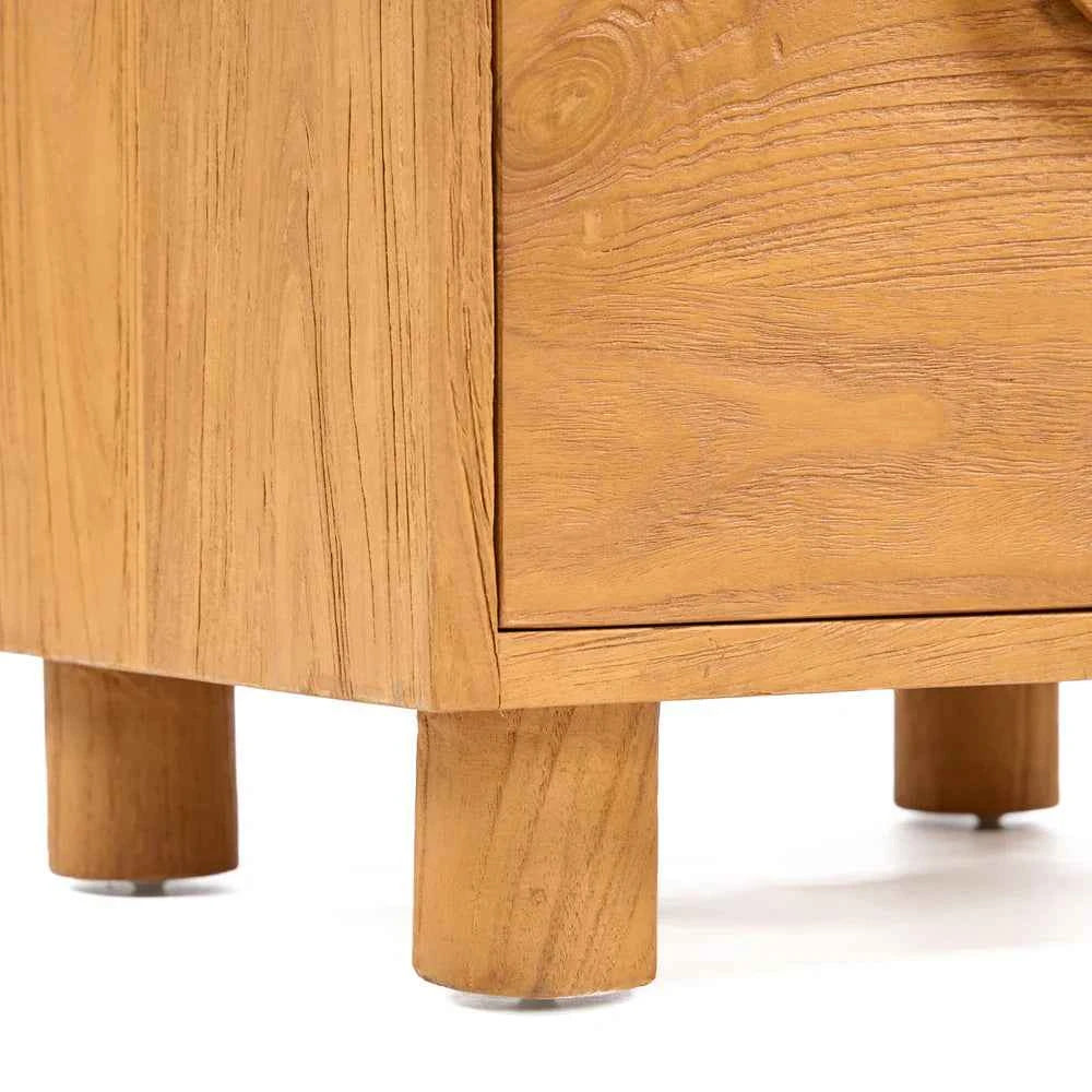 ECLIPSE (BED)SIDE TABLE | 2-DRAWERS | NATURAL