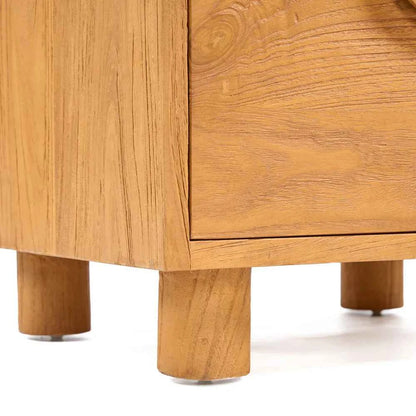 ECLIPSE (BED)SIDE TABLE | 2-DRAWERS | NATURAL