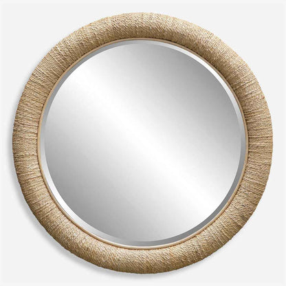 Mariner Round Mirror Natural