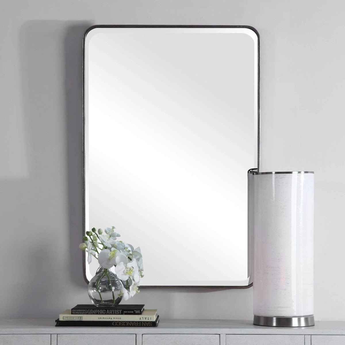 ARAMIS SILVER LEAF VANITY MIRROR