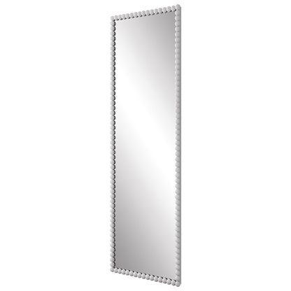 SERNA SATIN WHITE DRESSING MIRROR