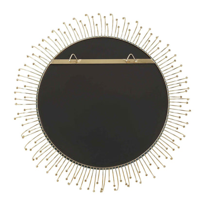 AGA GOLD BURST ROUND MIRROR