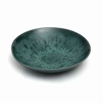 AQUA CERAMIC PASTA PLATE | SET OF 4