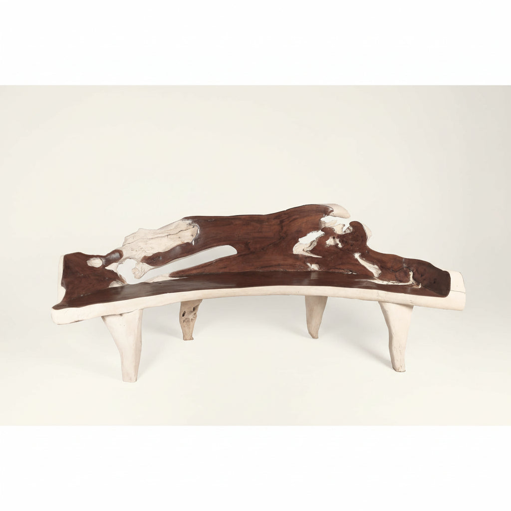 Teak Root Bench A