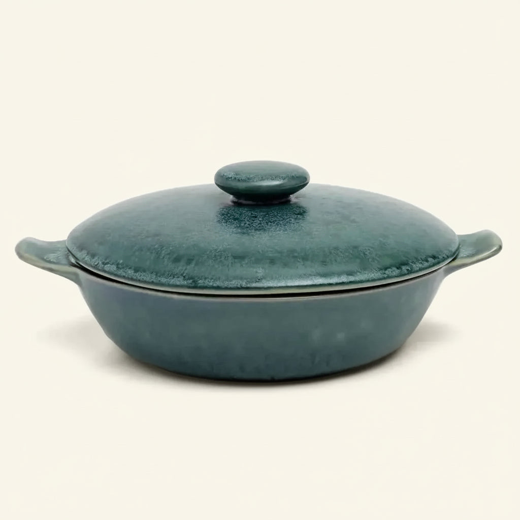 AQUA CERAMIC STEW POT | SET OF 4
