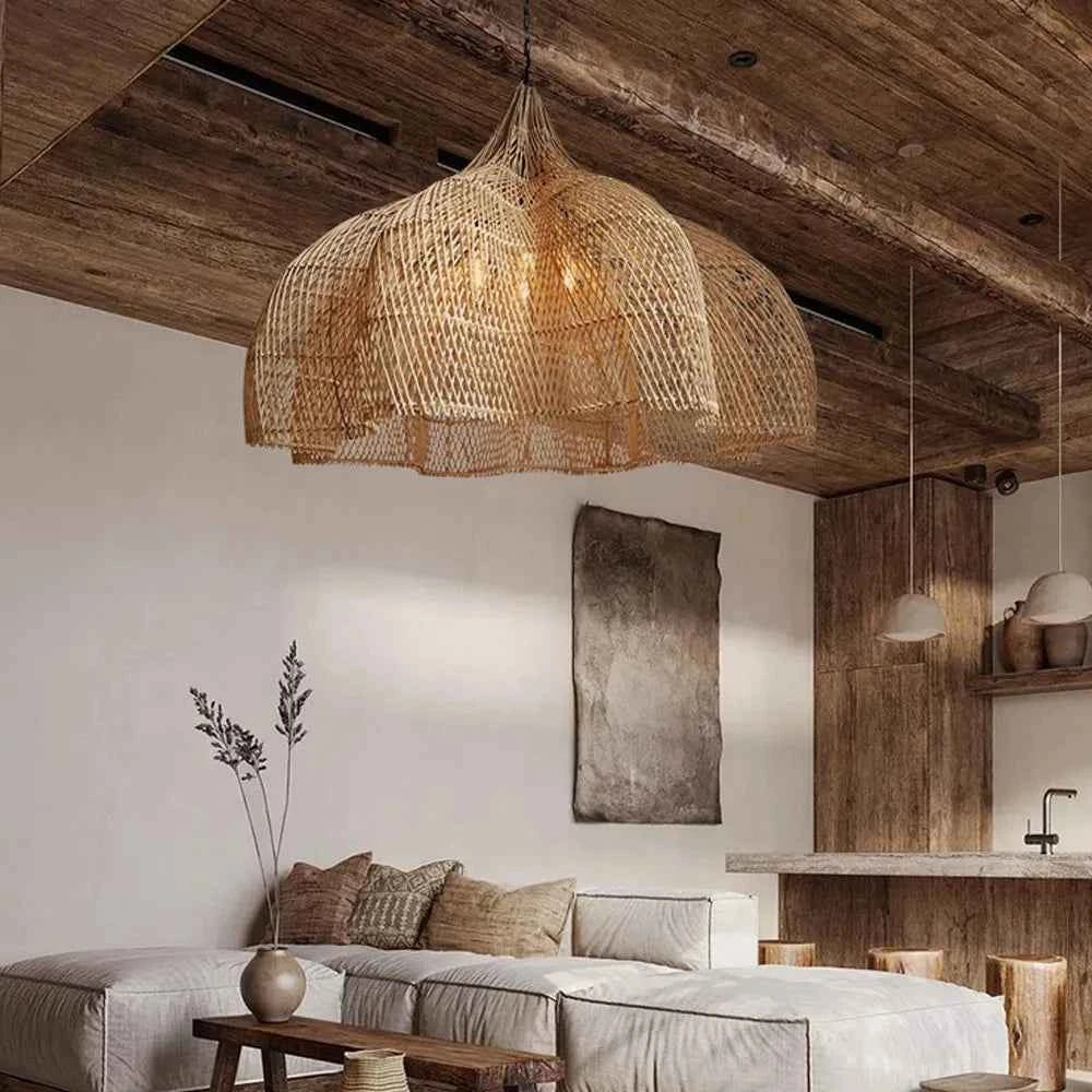 WHIPPED PENDANT SHADE | NATURAL | XXL