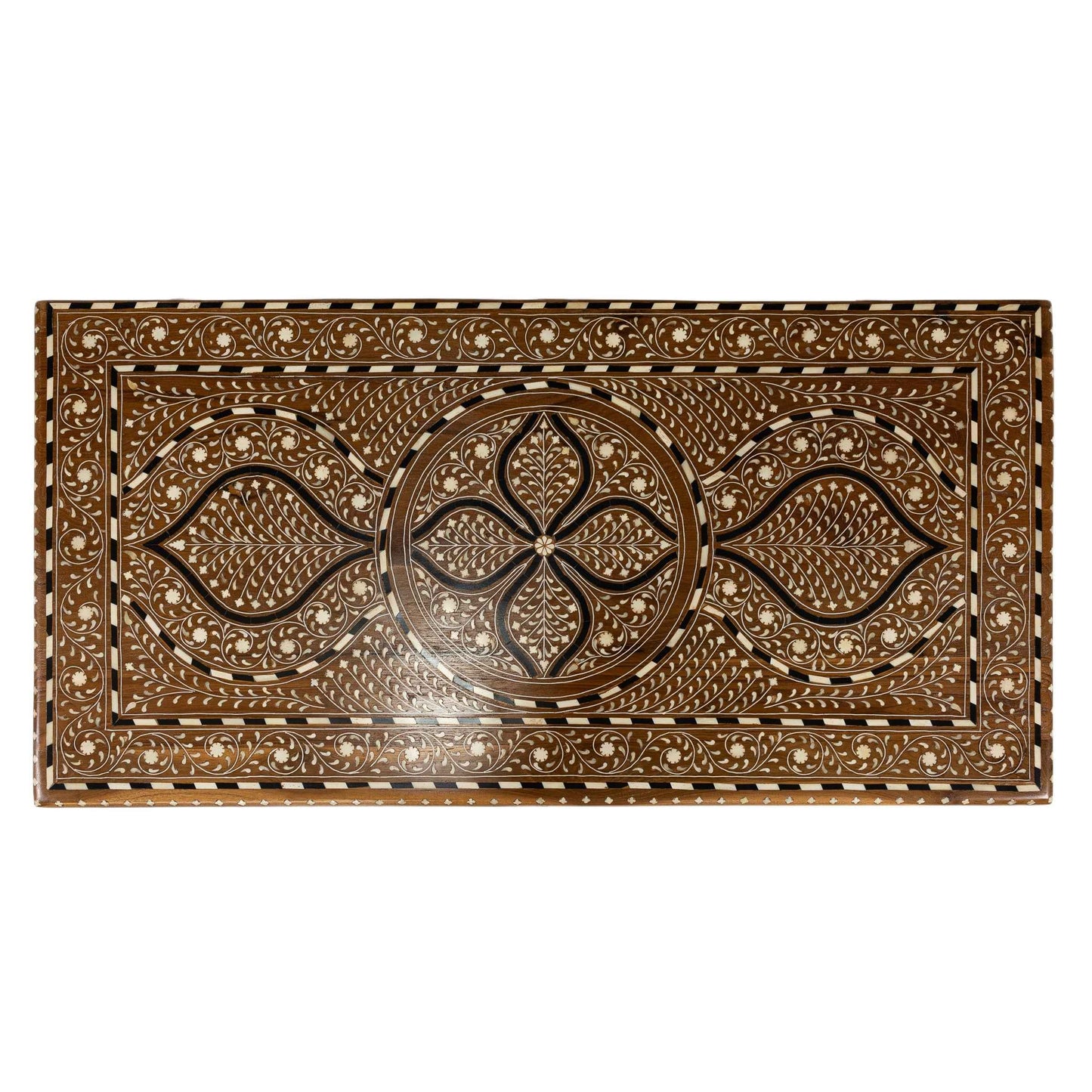 Mara Wood and Bone Inlay Cabinet