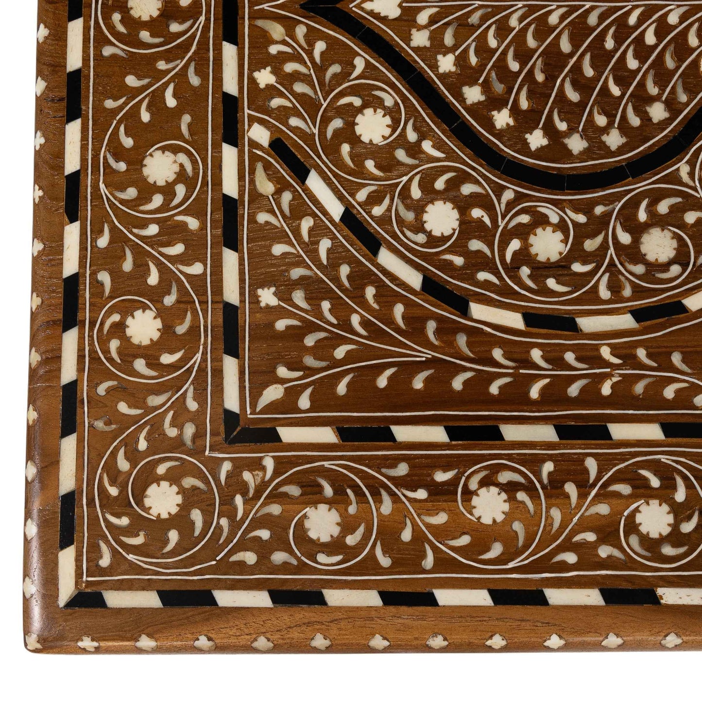 Mara Wood and Bone Inlay Cabinet