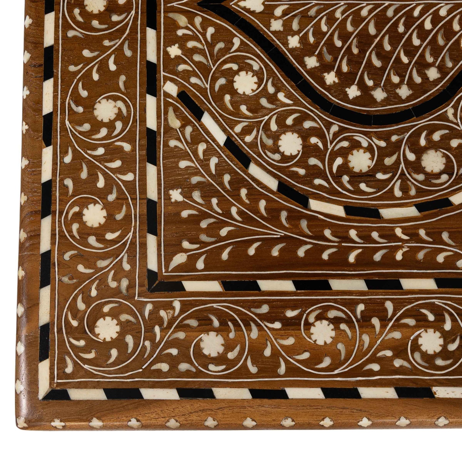 Mara Wood and Bone Inlay Cabinet